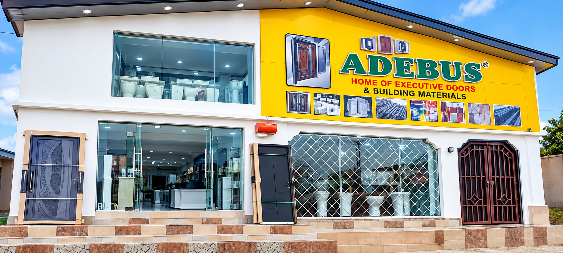 Adebus Global — Executive Doors & Building Materials Delivery Fleet